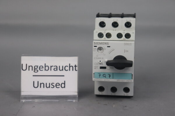 Siemens SIRIUS 3RV1021-1AA10 Leistungsschalter E:05 Unused