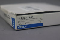 Omron E32-T16P Fotoelektrischer Lichtleitersensor 2m + E39-F4 Unused OVP