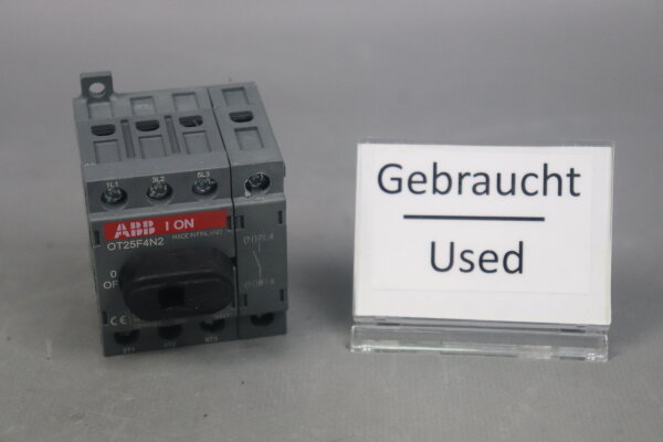 ABB OT25F4N2 Lasttrennschalter 1SCA104886R1001 Used