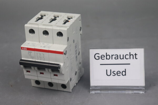 ABB S203-C2 Leitungsschutzschalter 2CDS253001R0024 Used
