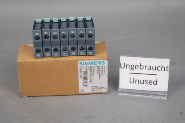 Siemens 3RH1921-1CA01 Hilfschalterblock E:07 10A/240V  (7Stk.) Unused