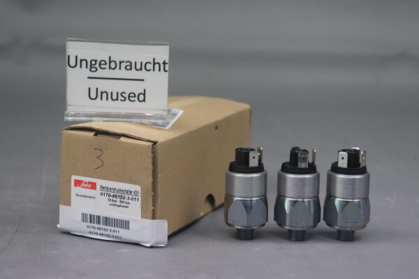 SUCO 0170-46102-3-011 (3xstk) Membrandruckschalter 42V 10-100bar Unused OVP