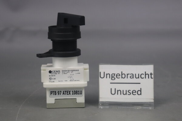 CEAG GHG4181102R0002  PTB 97 ATEX 1081U Unused