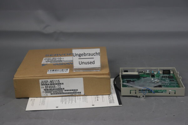 Yaskawa JUSP-NS115 Servopack Mechatrolink IF/Unit Ver.06005 Unused OVP