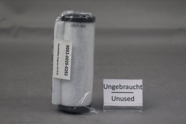0003-0020-0253 Ölnebelfilter für Leybold Sogevac SV16/25 133477/0002 Unused
