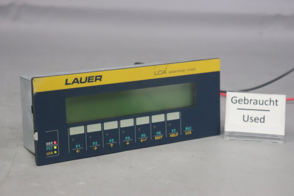 Lauer LCA325.M LCA Textanzeige 24VDC 0,3A 8W Defekt