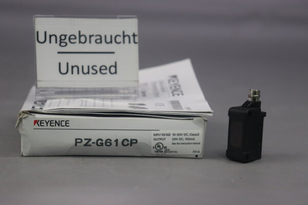 KEYENCE PZ-G61 CP Lichtschranke PZ-G61CP 10-30VDC 100mA Unused OVP
