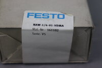 Festo NAW-1/4-01-VDMA Anschlussplatte 161102 Ser:V5...