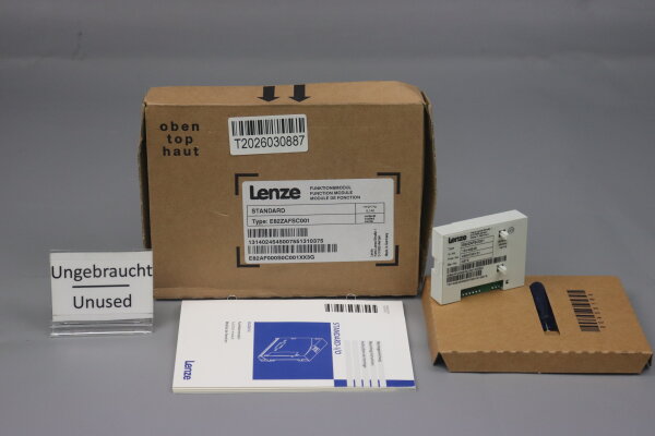 Lenze E82ZAFSC001 Funktionsmodul E82AF000S0C001XX3G 13140245 Unused OVP