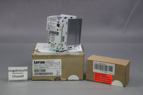 Lenze E82EV371K2C 8200 Vector Frequenzumrichter E82EV371K2C000XX5A37 Unused OVP