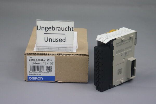 Omron CJ1W-AD081-V1 (SL) Analoge Eingangsbaugruppe 4-20mA Unused OVP