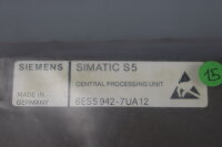 Siemens SIMATIC S5 6ES5 942-7UA12 Central processing unit E-Stand:03 Used
