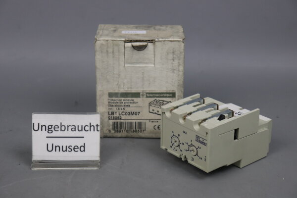 Telemecanique 018052 &Uuml;berstromrelais LB1 LC03M07 Unused OVP