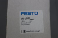 Festo HEL-D-MIDI Start-up valve 170691 Unused OVP