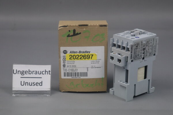 Allen-Bradley 100-C16DJ01 Leistungsschütz Ser.B 24VDC Diode 8kV  Unused OVP