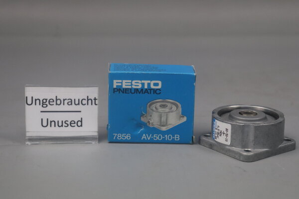 FESTO AV-50-10-B Kurzhubzylinder 7856 einfachwirkend 0,5-8bar Unused OVP