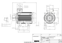 Innomotics 1LE5504-3AB43-4AB4-Z Elektromotor 1CV4314B 160kW 400V 1490 rpm IMB3 IE4 Unused
