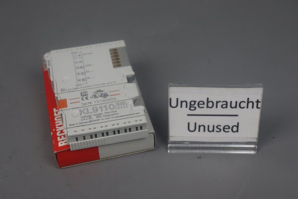 Beckhoff KL9110 Voltage Supply Terminal  24VDC Unused OVP