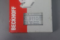 Beckhoff KL9110 Voltage Supply Terminal  24VDC Unused OVP