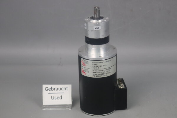 Gefeg Neckar PM 52LN i=5:1 Motor-Getriebe-Kombination 348928 20/17 Used