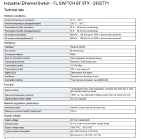 Phoenix Contact FL Switch SF 8TX Industrial Ethernet Switch 2832771 Unused OVP