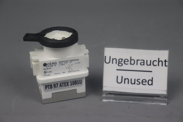 CEAG GHG4181102R0002  PTB 97 ATEX 1081U (Without toggle switch) Unused