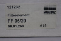 Donaldson Ultrafilter FF 05/20 Luftfilterelement 121232 152x52mm Unused OVP