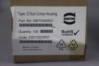 Harting 09670095601 D-Sub-Steckverbinder 99 Pcs Unused OVP