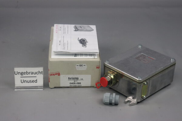 BARKSDALE B1T-H32SS Rohr-Druckschalter 0405-095 13,4-225bar 28/0,5VDC Unused OVP