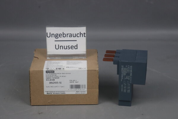 Siemens 3RV2935-5E E:01 Einspeiseklemme Unused OVP