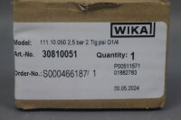 WIKA 111.10.005 2,5 bar Manometer 30810051  G 1/4"  Cl. 2.5 Unused OVP