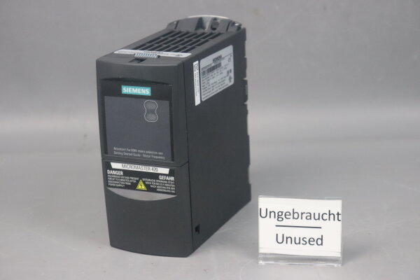 Siemens 6SE6420-2AB13-7AA1 Micromaster 420 Unused