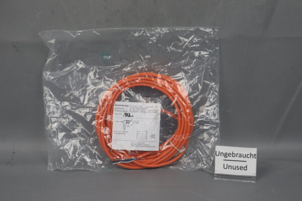 Ifm EVT013 Anschlusskabel mit Buchse ADOAH050VAS0005E05 5m 4A 36V DC Unused OVP