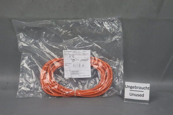 Ifm EVT127 Anschlusskabel mit Buchse ADOAF030VAS0005E03 5m 3A 60V DC Unused OVP