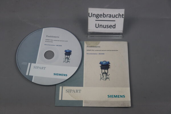 Siemens A5E00214567-17 Dokumentations-CD für SIPART PS2 POSITIONER Unused OVP