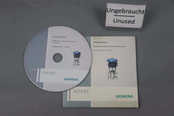Siemens A5E00214567-22 Dokumentations-CD für SIPART PS2 POSITIONER Unused OVP