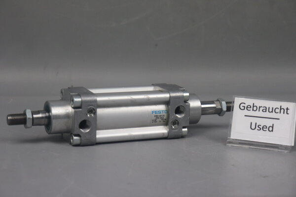 FESTO DNU-40-25-PPV-AS2 Pneumatik Normzylinder 14187 MD08 12bar Used