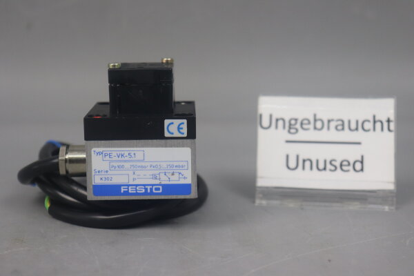 Festo PE-VK-5.1 Drucksensor Pp100...250mbar  K302 Unused
