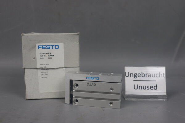 Festo SLS-10-30-P-A Mini-Schlitten 170496 F202 Unused OVP