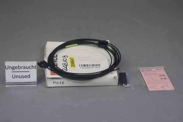 KEYENCE FU-12 Transmittierendes Lichtleitergerät Unused OVP
