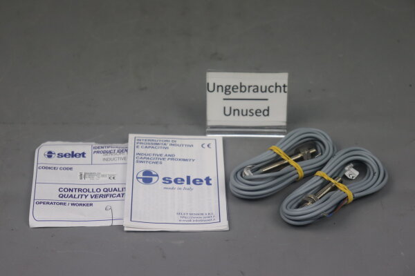 2xStk Selet B01G81PO-L50 Induktiver Näherungsschalter 10-30VDC 200mA Unused