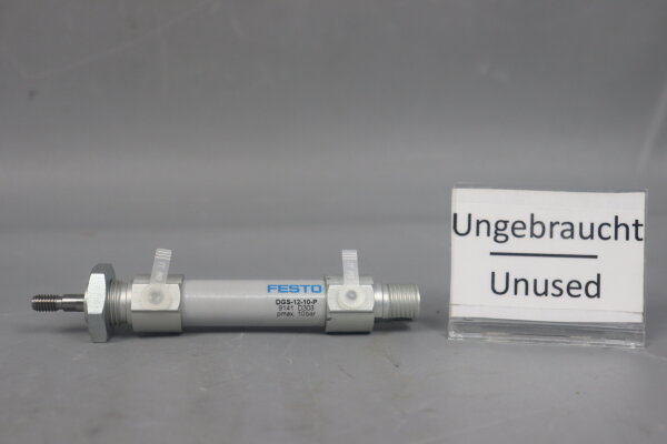 Festo DGS-12-10-P Normzylinder 9141 D308 pmax. 10bar Unused