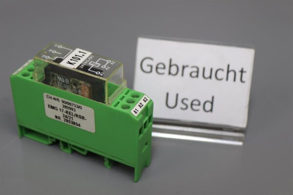 5x Phoenix Contact EMG 17-REL/KSR-24/21 Relaismodule 2953854 used