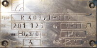 Antriebstechnik G. Bauknecht AF63/2A-7 / NO4 R409,1+115 used