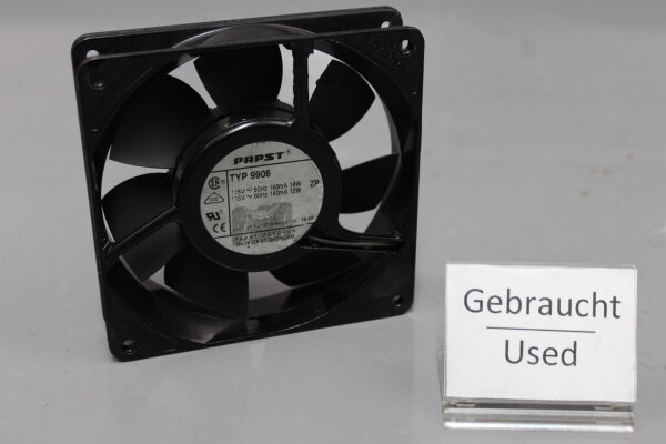 Ebmpapst 9906 Axiall&uuml;fter 119x119x25mm Used