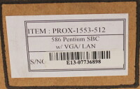 Embedded Motherboard  PROX-1553-512