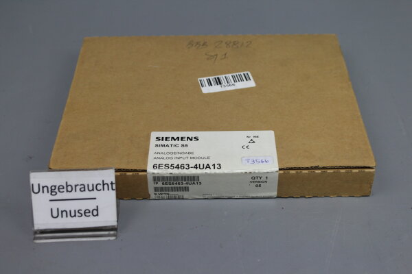 Siemens Simatic S5 6ES5463-4UA13 Version:05 Analogeingabe Sealed