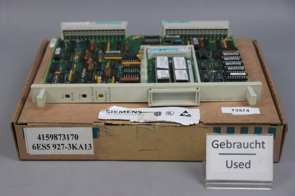 Siemens Simatic S5 CPU 6ES5927-3KA13 Vers.05 6ES59273KA13 used