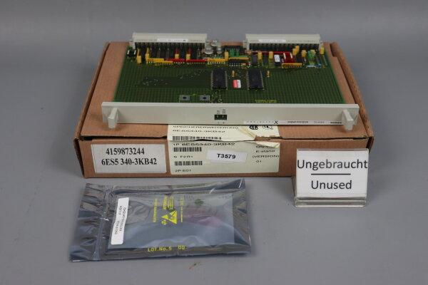 Siemens Simatic S5 6ES5340-3KB42 E 01 Memory Expansion 6ES5 340-3KB42 unused OVP