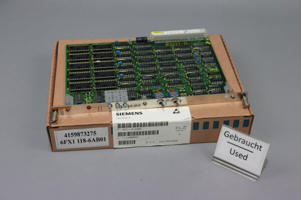 Siemens Sinumerik  6FX1 118-6AB01 E-Stand: AB used